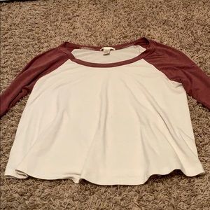 Baseball style tee
